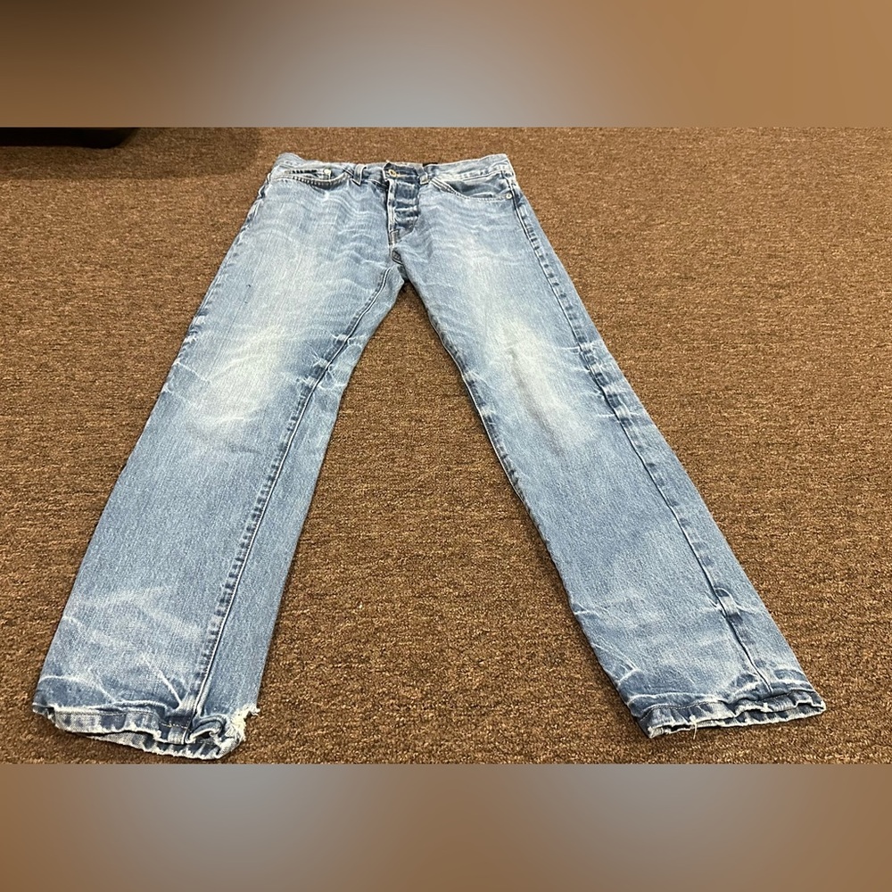 EUC! Mens & Denim Jeans 30x32 straight regular waist blue bottoms pants
